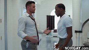 Black man having first time gay sex as payback for cheating wife - interracial gay sex